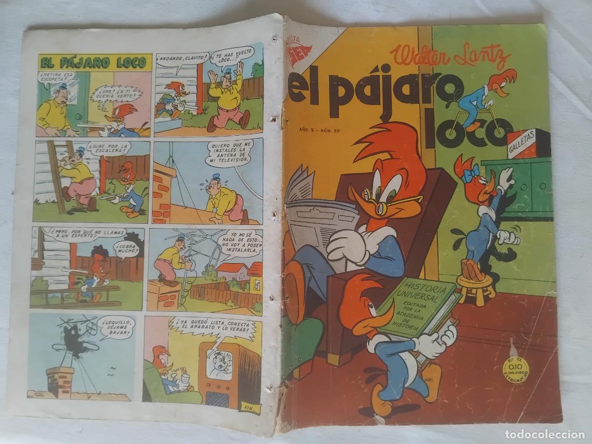Tebeos: EL PAJARO LOCO.N&ordm; 50. SEA NOVARO 1954.