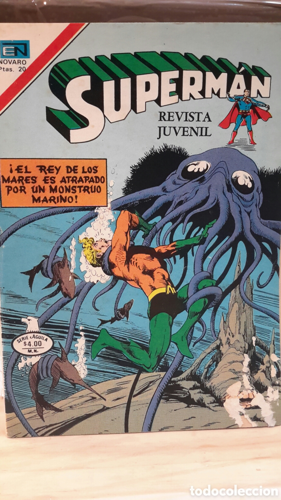 Tebeos: Superman. Novaro. Serie &Aacute;guila, N&deg;2-1173