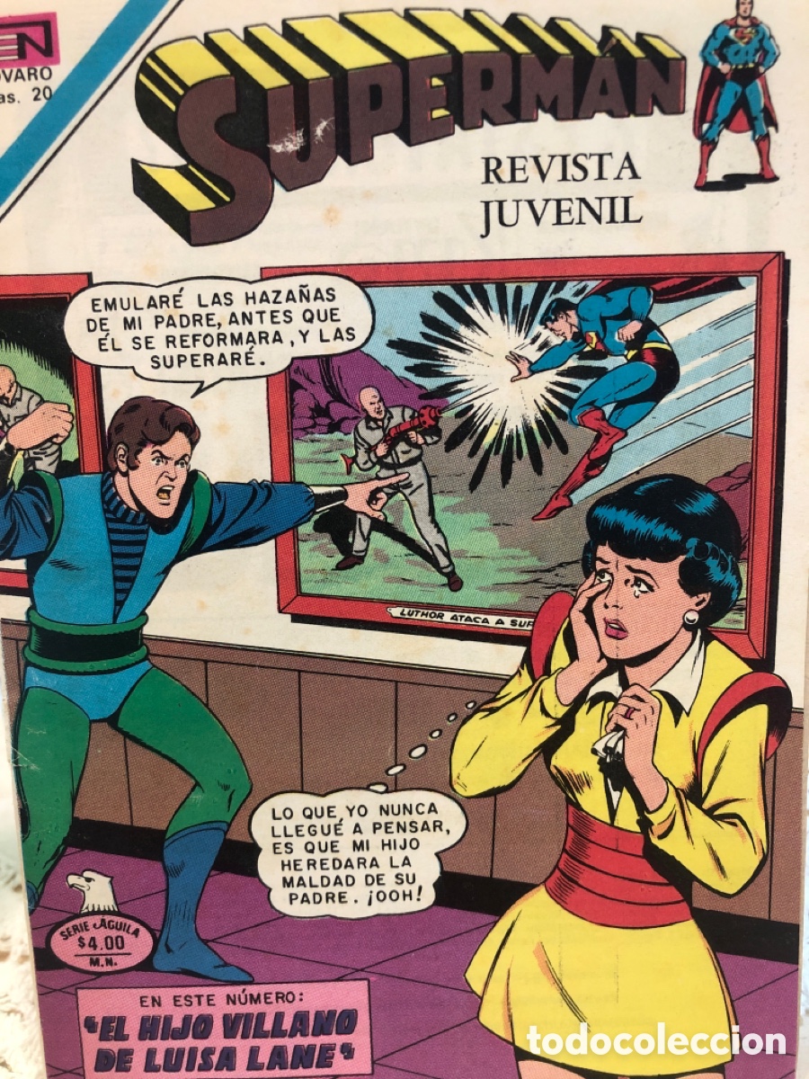 Tebeos: Superman. Novaro. Serie &Aacute;guila, N&ordm; 2-1161