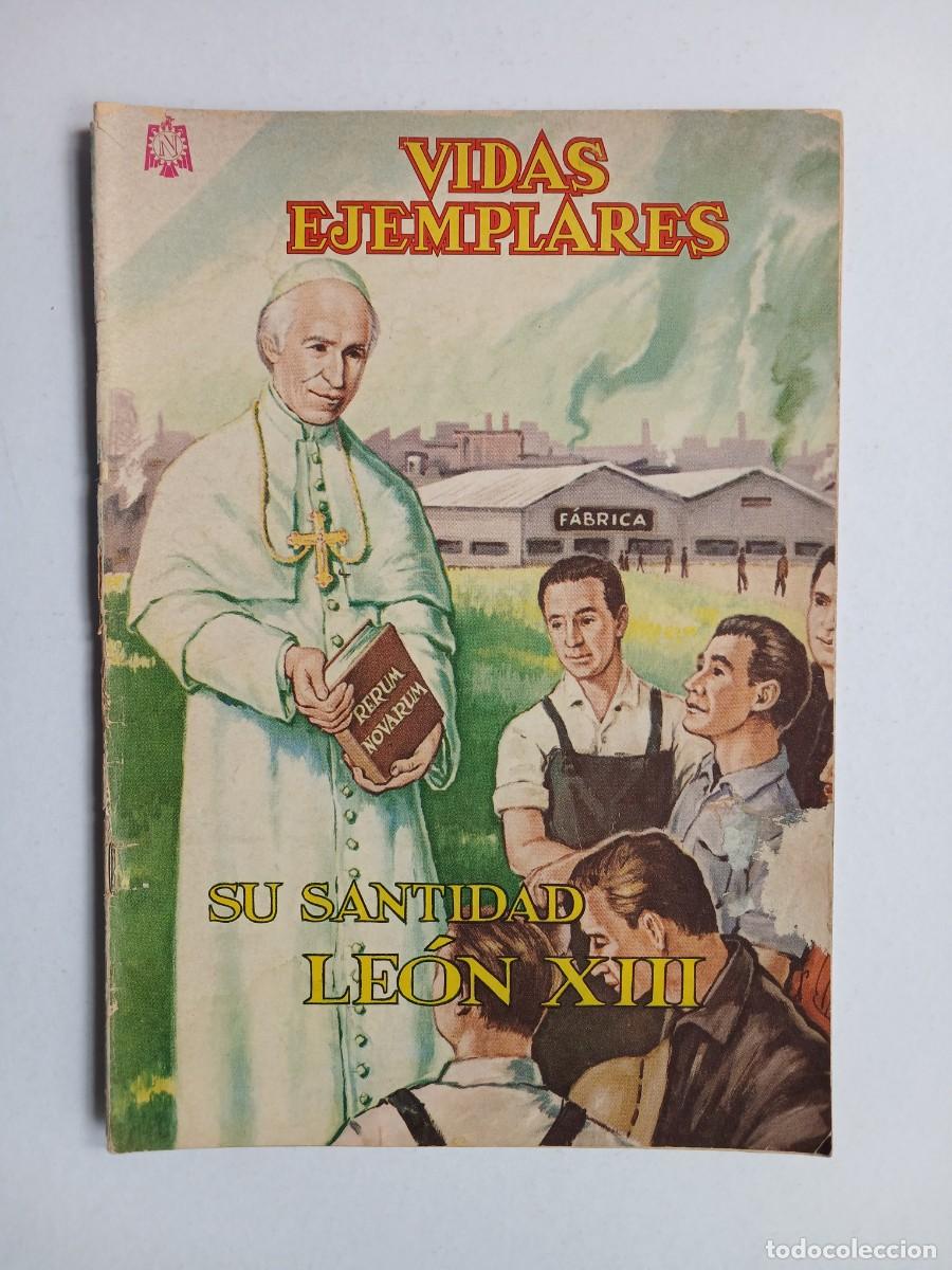 Tebeos: Vidas Ejemplares n&deg; 187 (1964) - Su Santidad Le&oacute;n XIII - original editorial Novaro