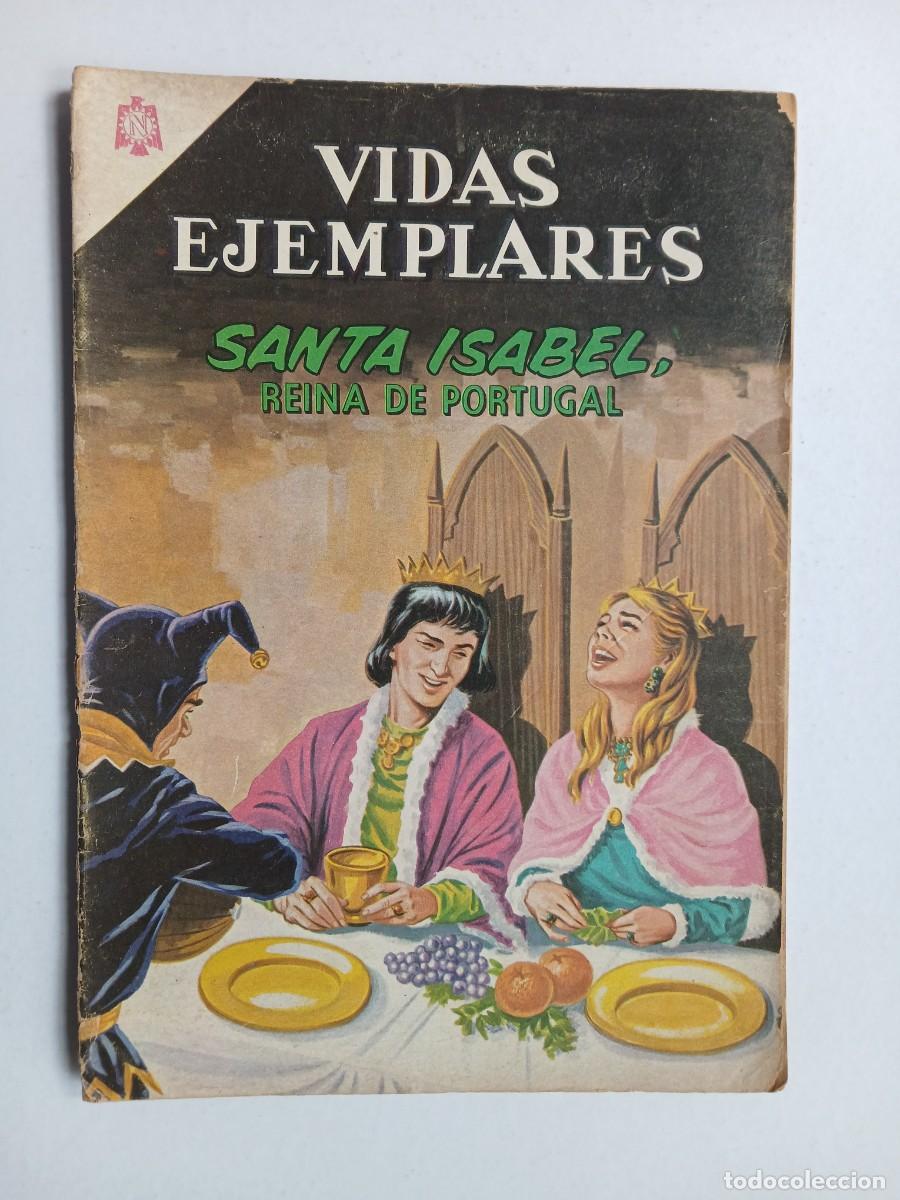Tebeos: Vidas Ejemplares n&deg; 206 (1965) - Santa Isabel, Reina de Portugal - original editorial Novaro