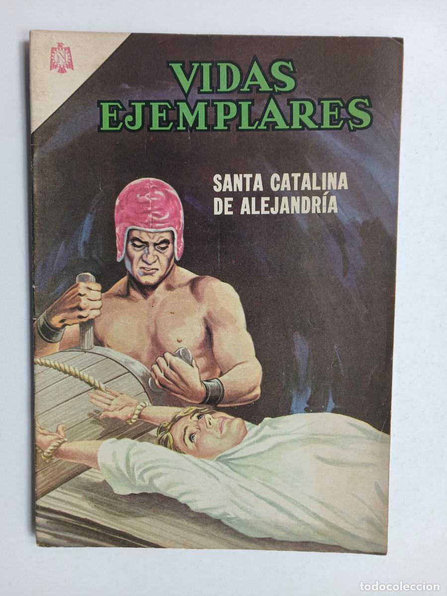Tebeos: Vidas Ejemplares n&deg; 216 (1966) - Santa Catalina de Alejandr&iacute;a! - original editorial Novaro