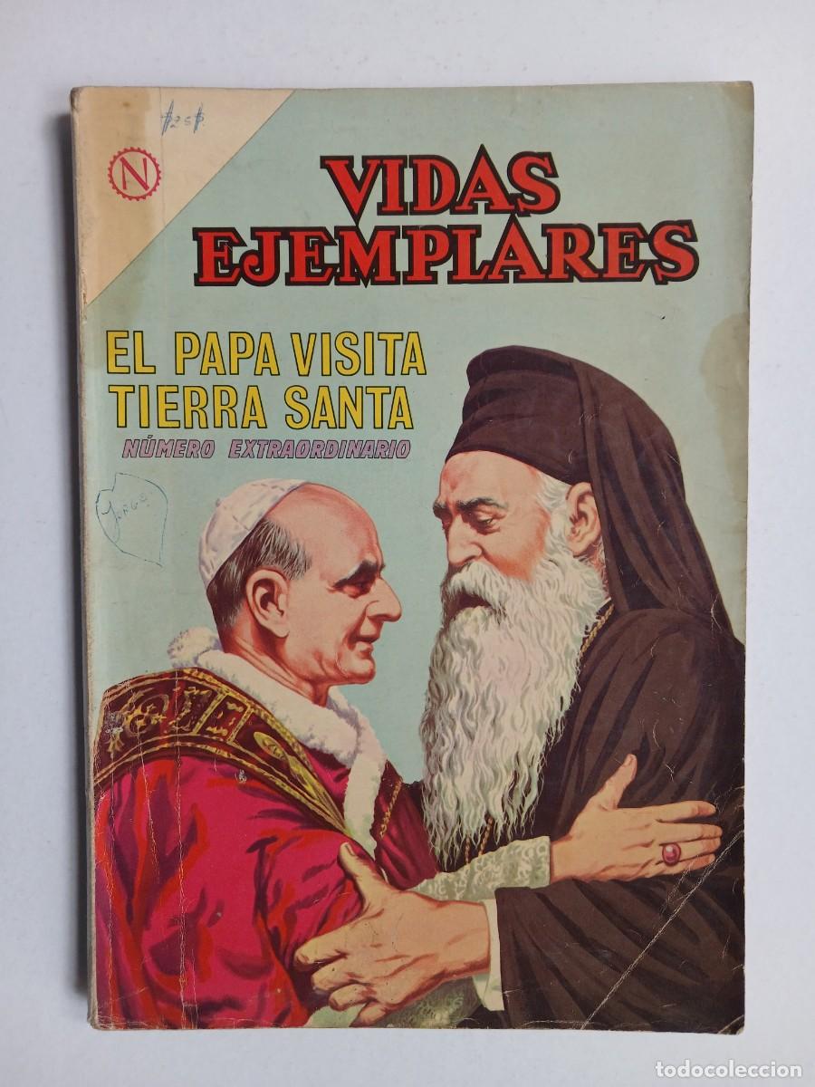 Tebeos: Vidas Ejemplares n&deg; extraordinario (1964) - El Papa visita Tierra Santa! - original editorial Novaro