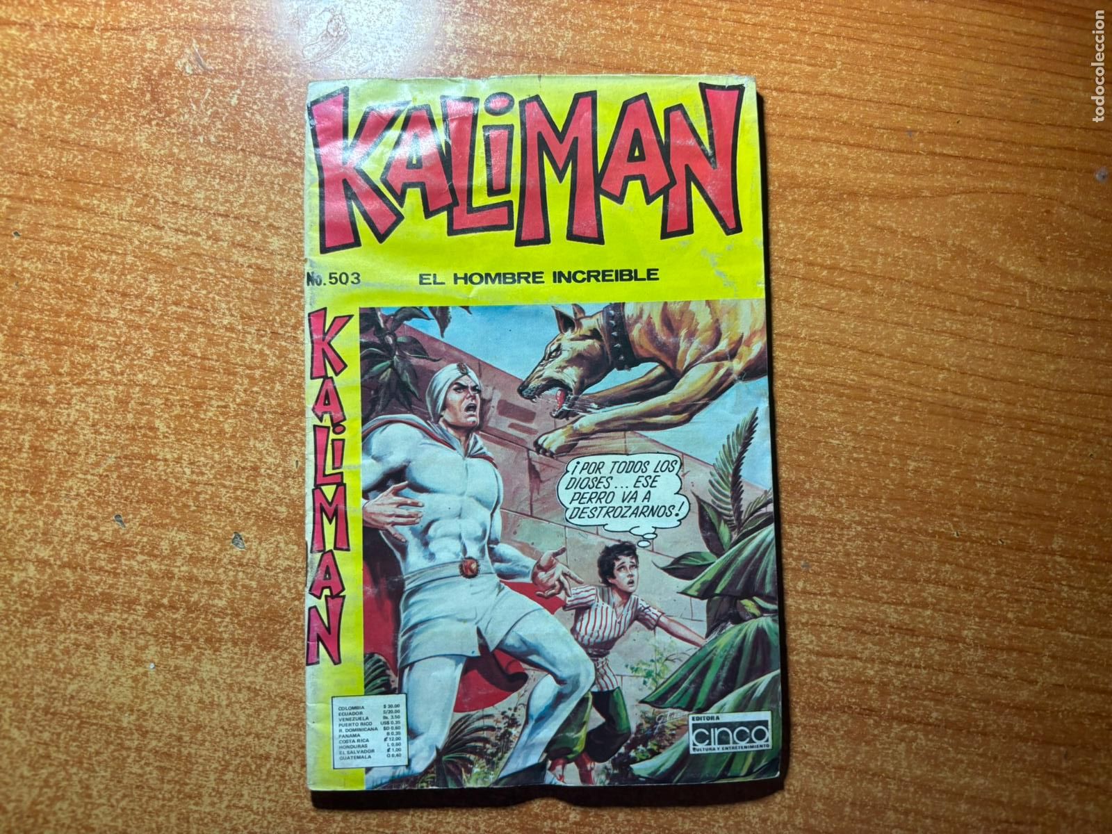 Tebeos: KALIMAN EL HOMBRE INCREIBLE N&ordm; 503 EDICIONES CINCO
