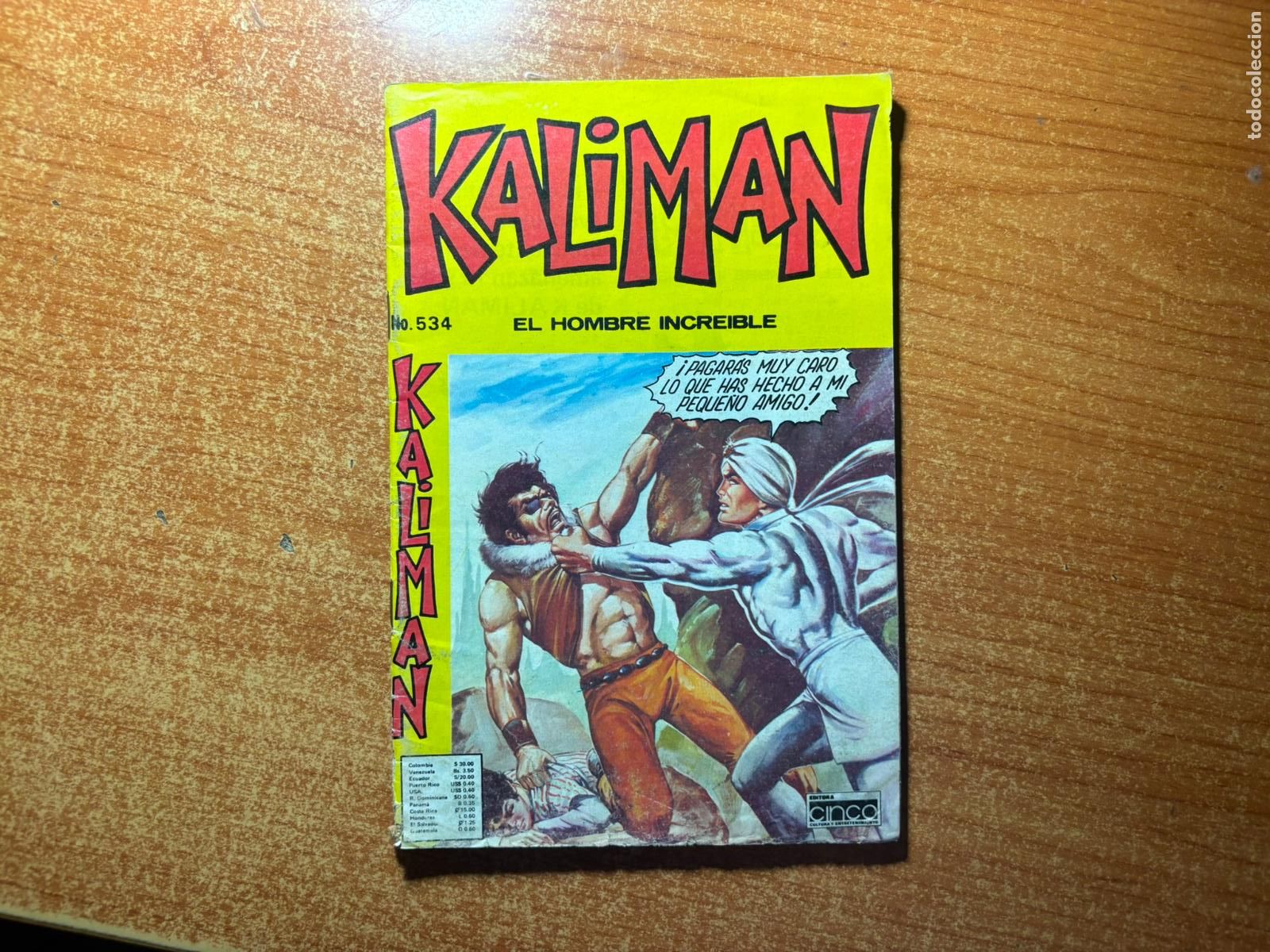 Tebeos: KALIMAN EL HOMBRE INCREIBLE N&ordm; 534 EDICIONES CINCO