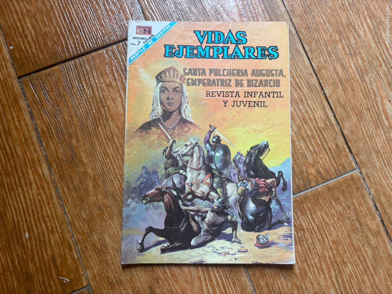 Tebeos: VIDAS EJEMPLARES N&ordm; 265 SANTA PULCHERIA AUGUSTA EDITORIAL NOVARO