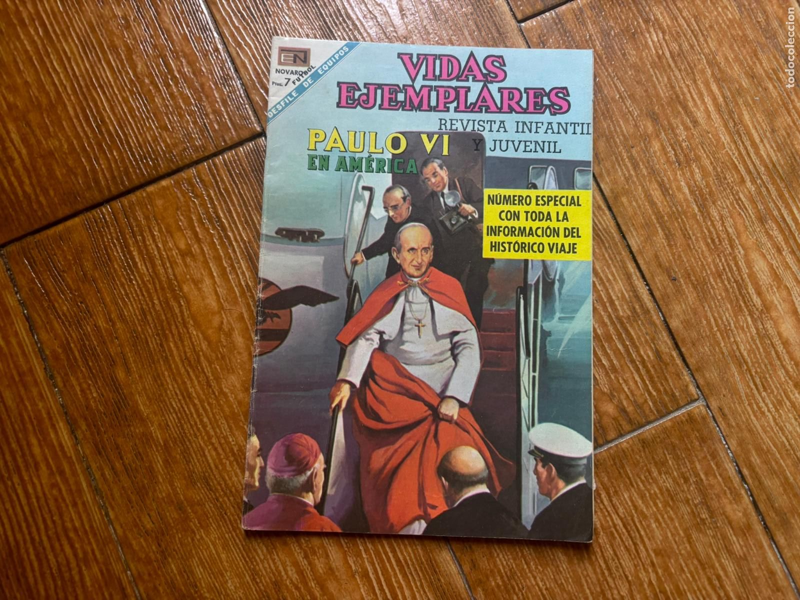 Tebeos: VIDAS EJEMPLARES NUMERO ESPECIAL PAULO VI EN AMERICA EDITORIAL NOVARO
