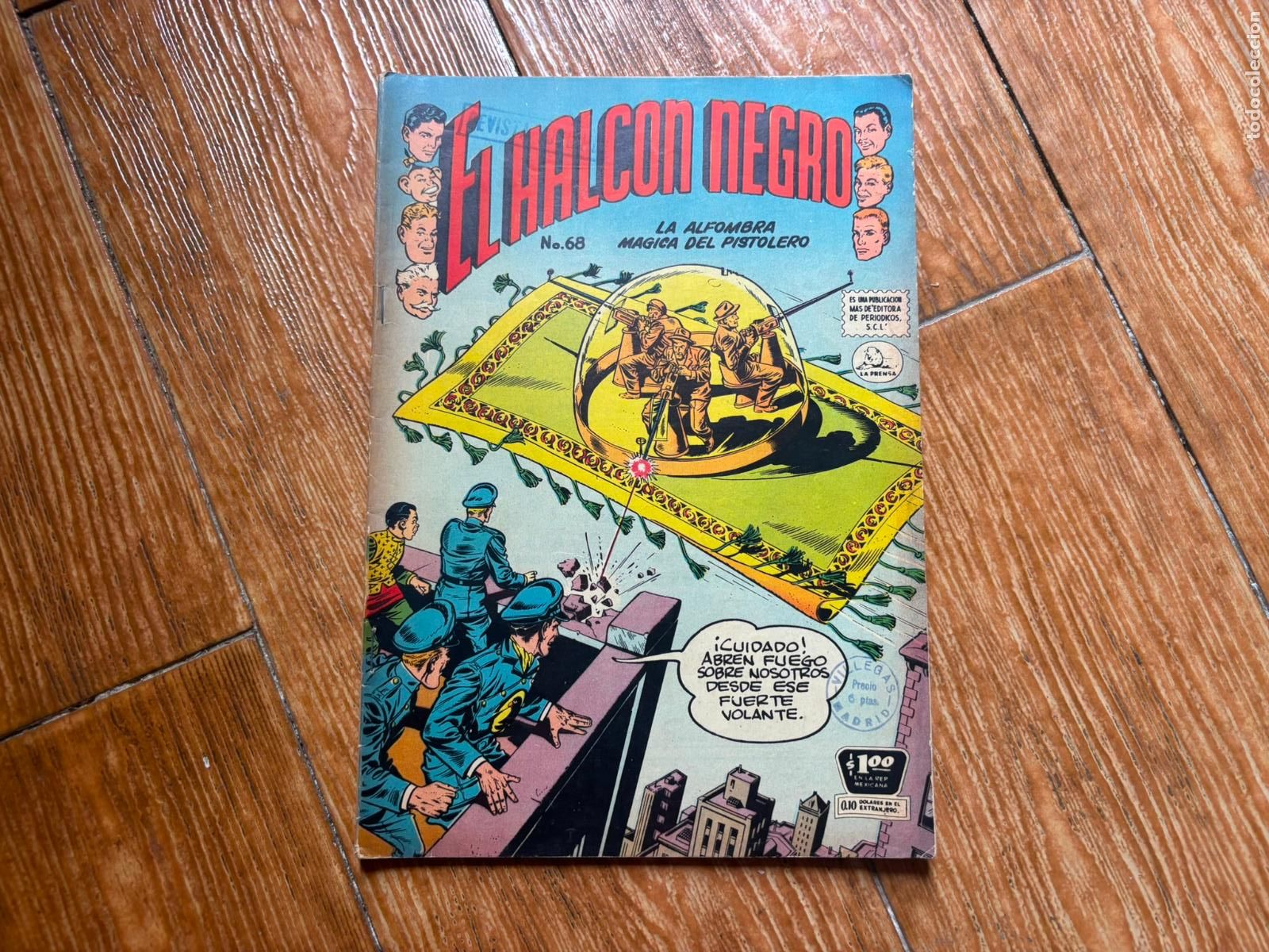 Tebeos: EL HALCON NEGRO N&ordm; 68 EDITORIAL LA PRENSA
