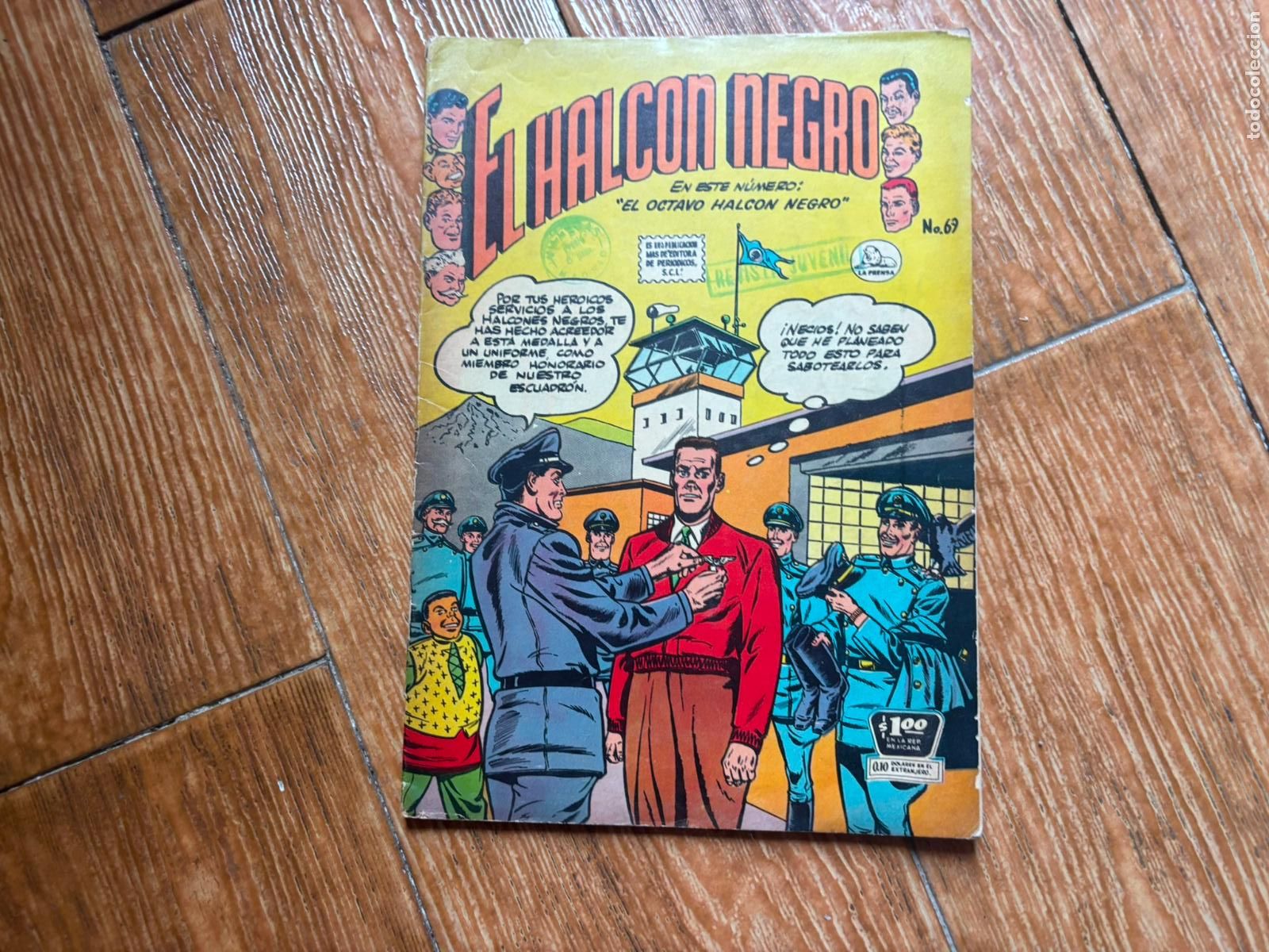Tebeos: EL HALCON NEGRO N&ordm; 69 EDITORIAL LA PRENSA