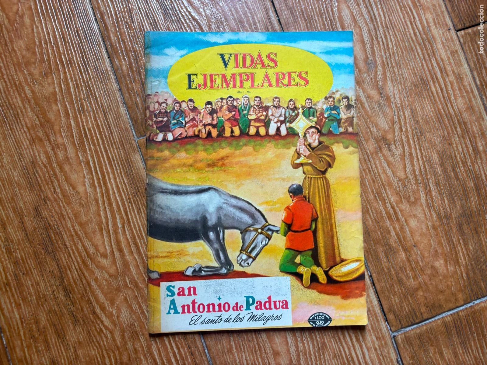 Tebeos: VIDAS EJEMPLARES N&ordm; 7 SAN ANTONIO DE PADUA EDITORIAL NOVARO