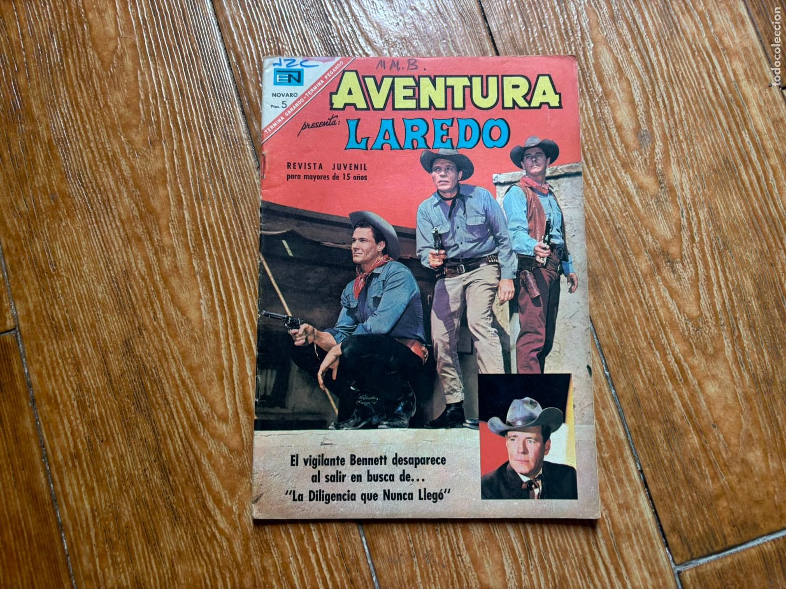 Tebeos: AVENTURA N&ordm; 501 LAREDO EDITORIAL NOVARO
