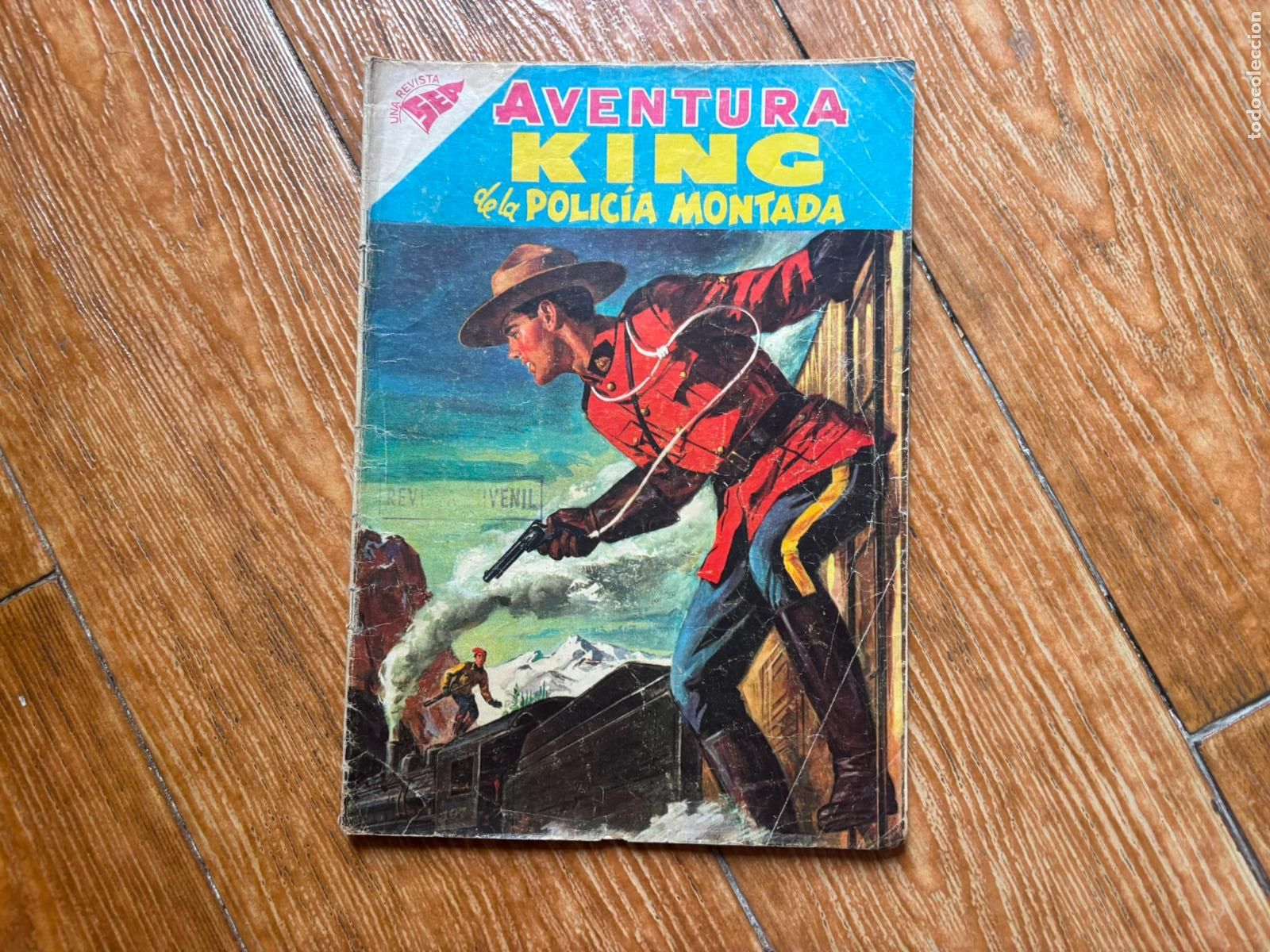 Tebeos: AVENTURA N&ordm; 94 KING DE LA POLICIA MONTADA DEL CANADA EDITORIAL NOVARO