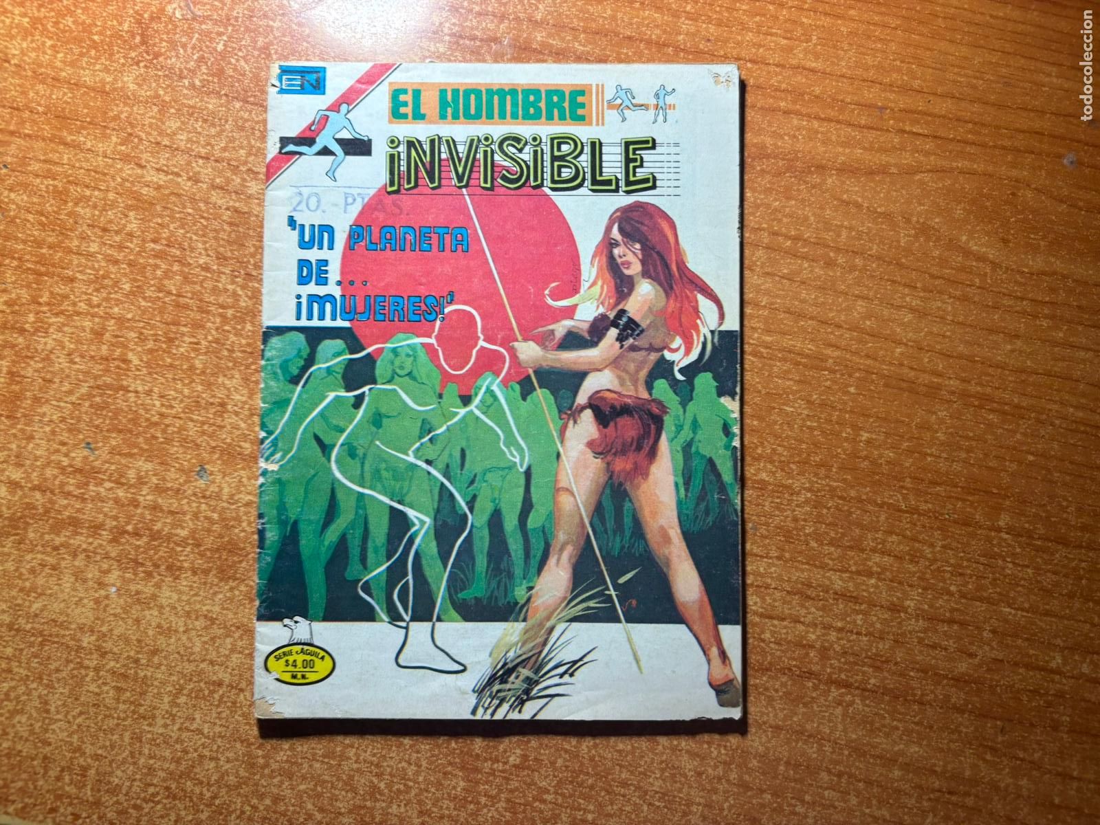 Tebeos: HOMBRE INVISIBLE N&ordm; 9 EDITORIAL NOVARO