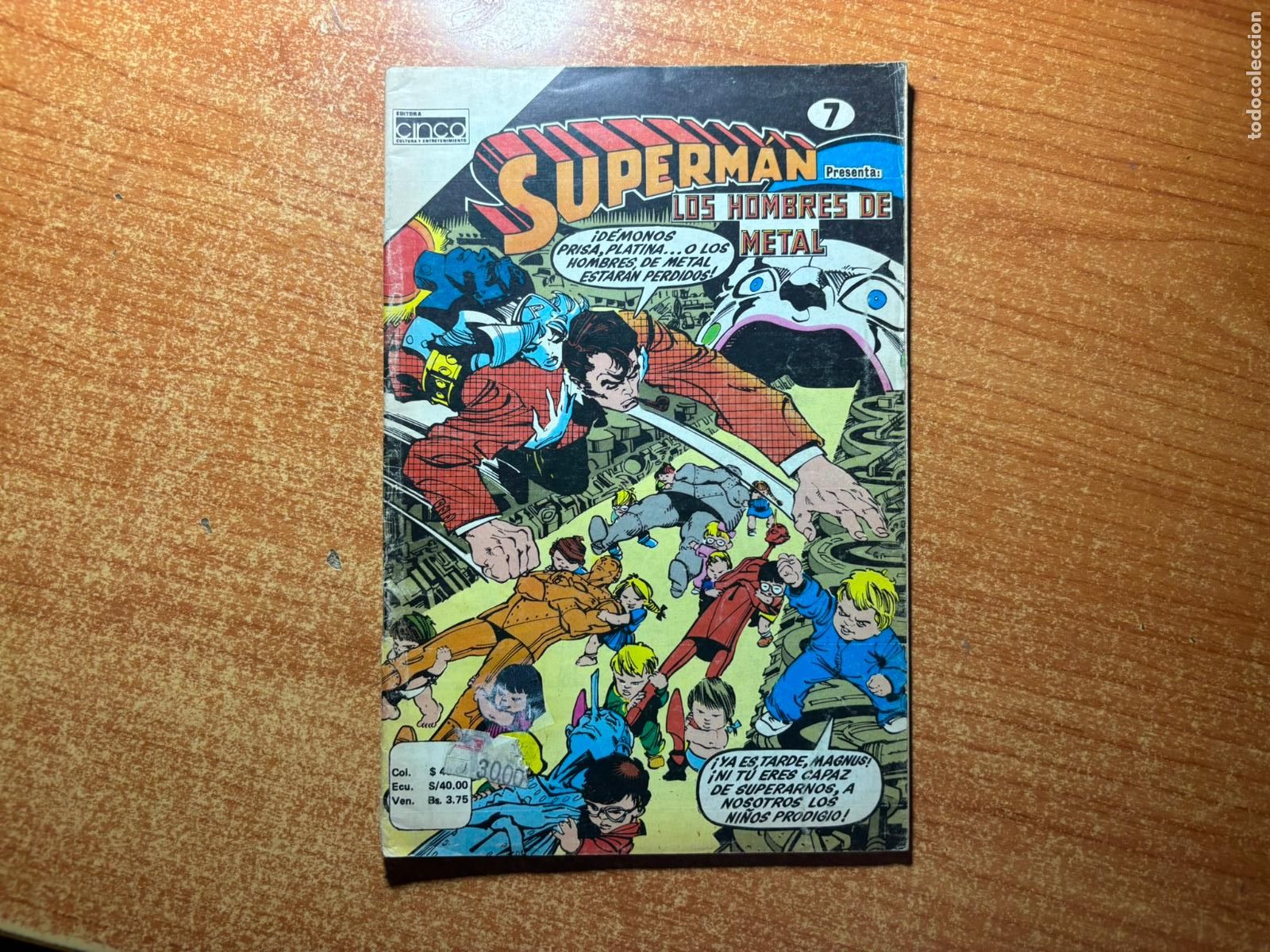 Tebeos: SUPERMAN N&ordm; 7 EDITORIAL CINCO