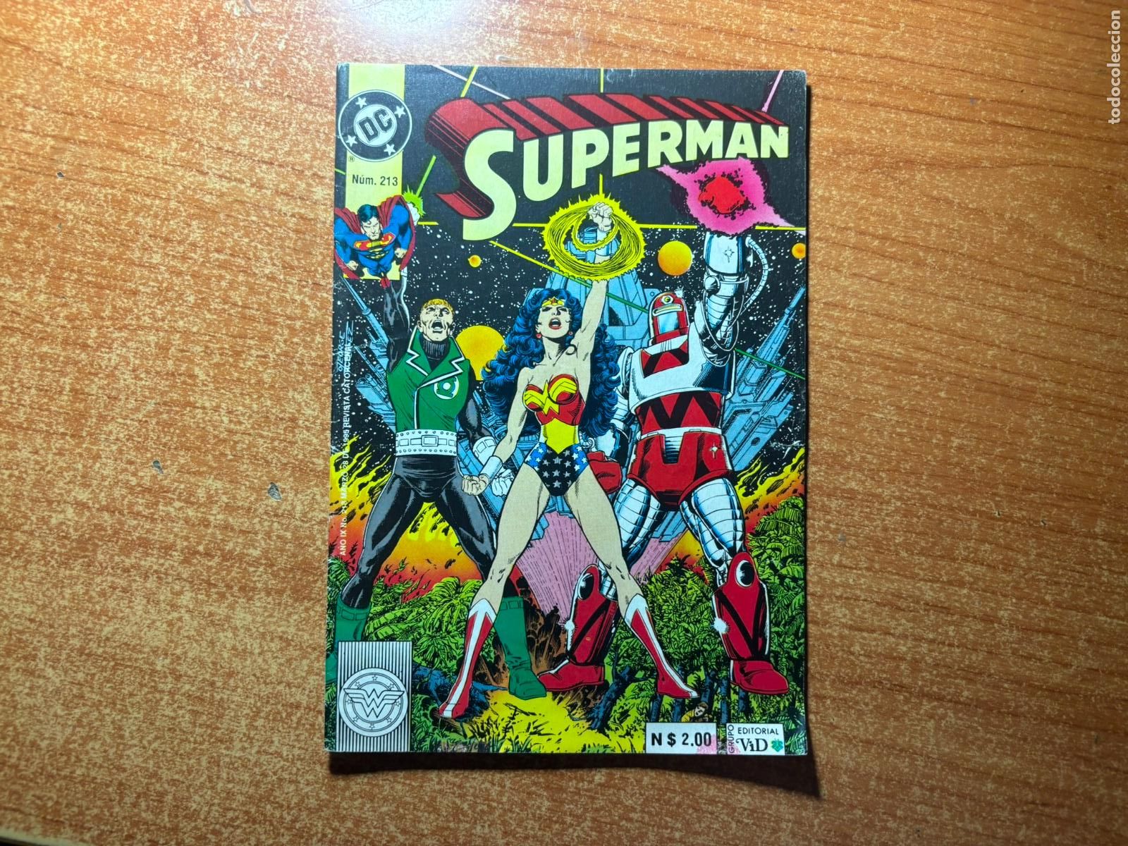 Tebeos: SUPERMAN N&ordm; 213 EDITORIAL VID