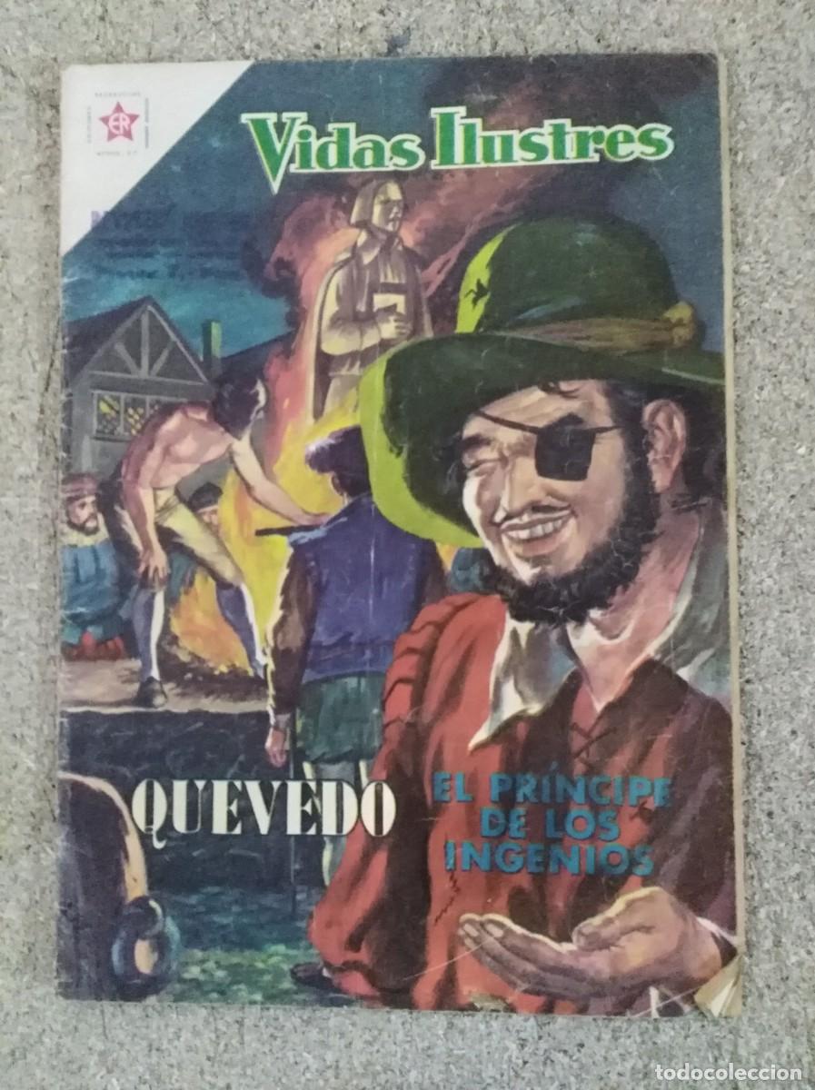 Tebeos: Vidas Ilustres 38.Quevedo.Editorial Novaro