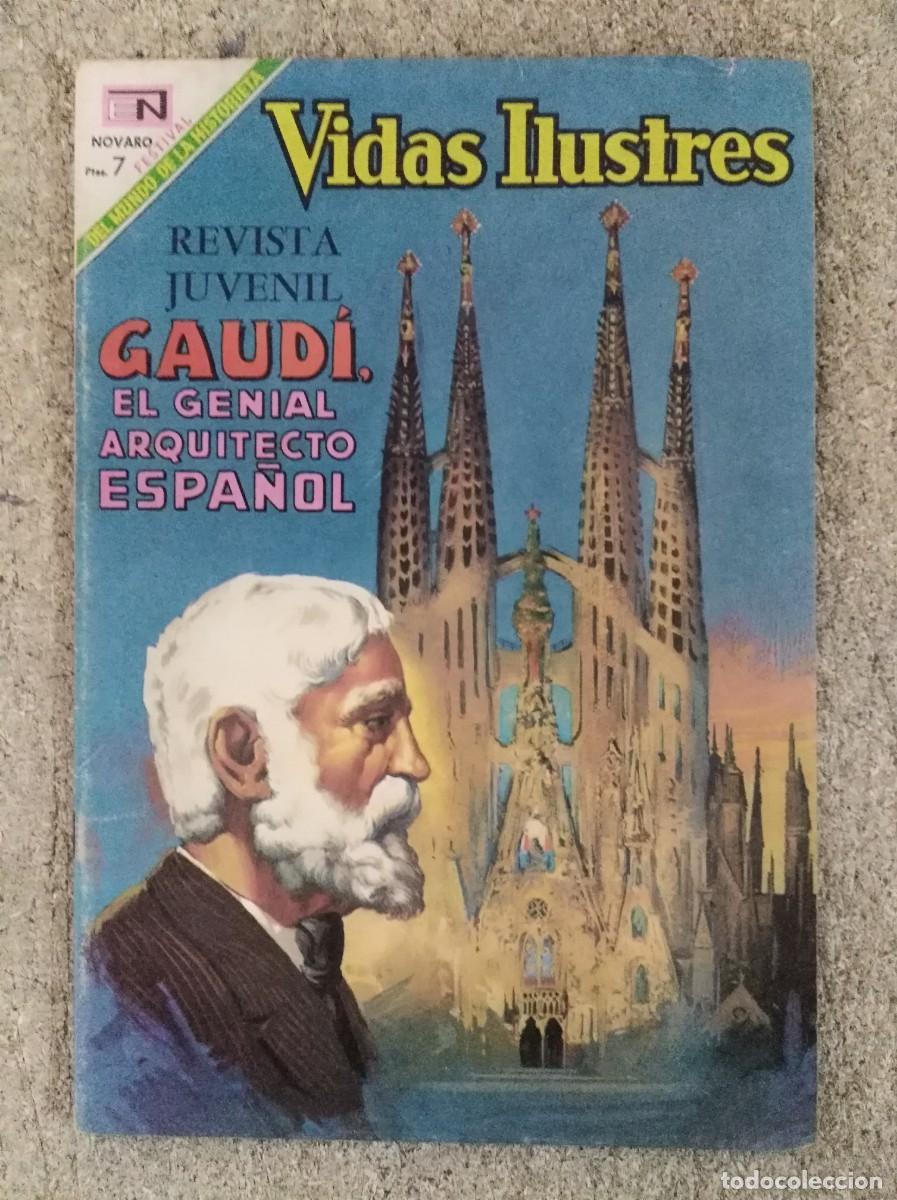 Tebeos: Vidas Ilustres 209.Gaudi.Editorial Novaro