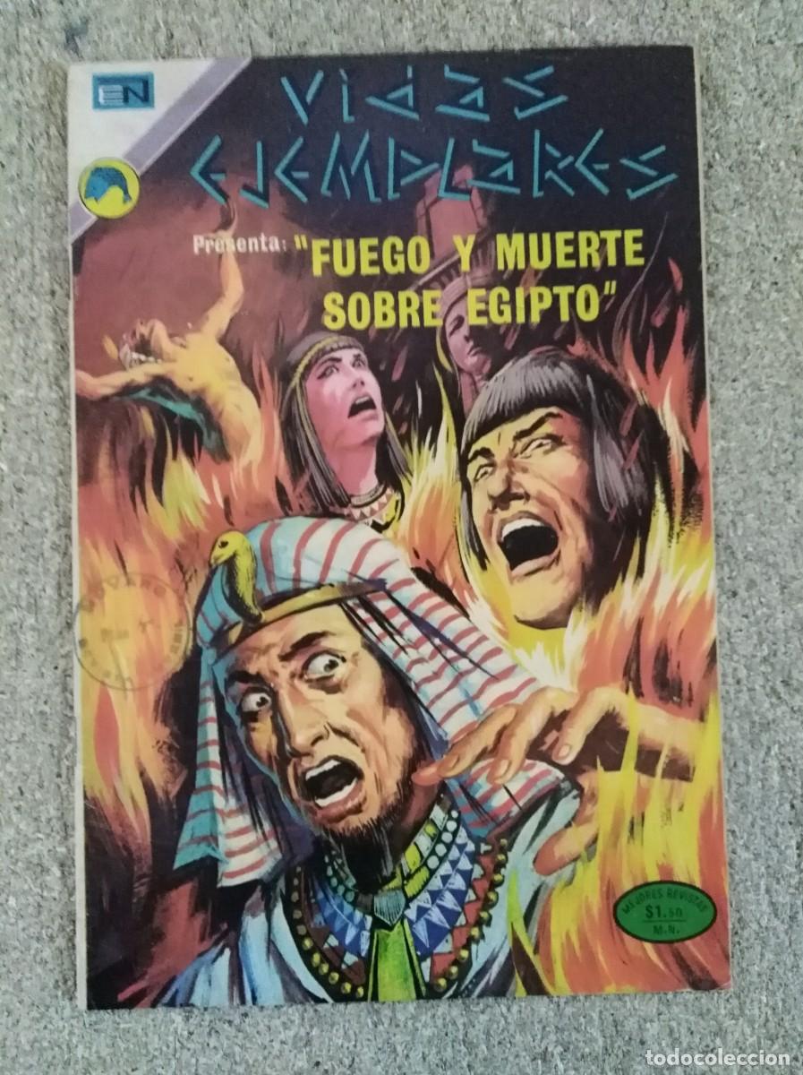 Tebeos: Vidas Ejemplares 383.Fuego y Muerte sobre Egipto.Editorial Novaro