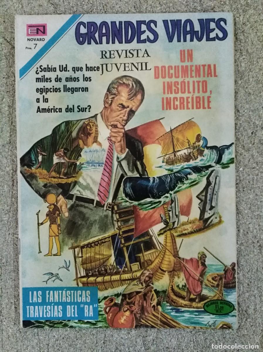 Tebeos: Grandes Viajes 108.Las Fantasticas Travesias del Ra.Editorial Novaro