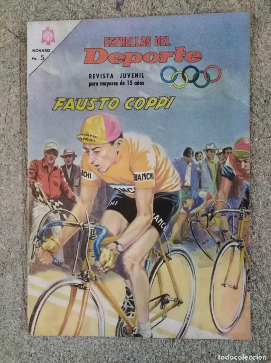 Tebeos: Estrellas del Deporte 11.Fausto Coppi.Editorial Novaro