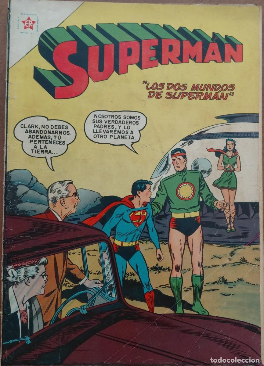 Tebeos: SUPERMAN. E.R. n&uacute;m. 92 ORIGINAL (EDITORIAL NOVARO. M&Eacute;XICO - 1957) 18x25,5