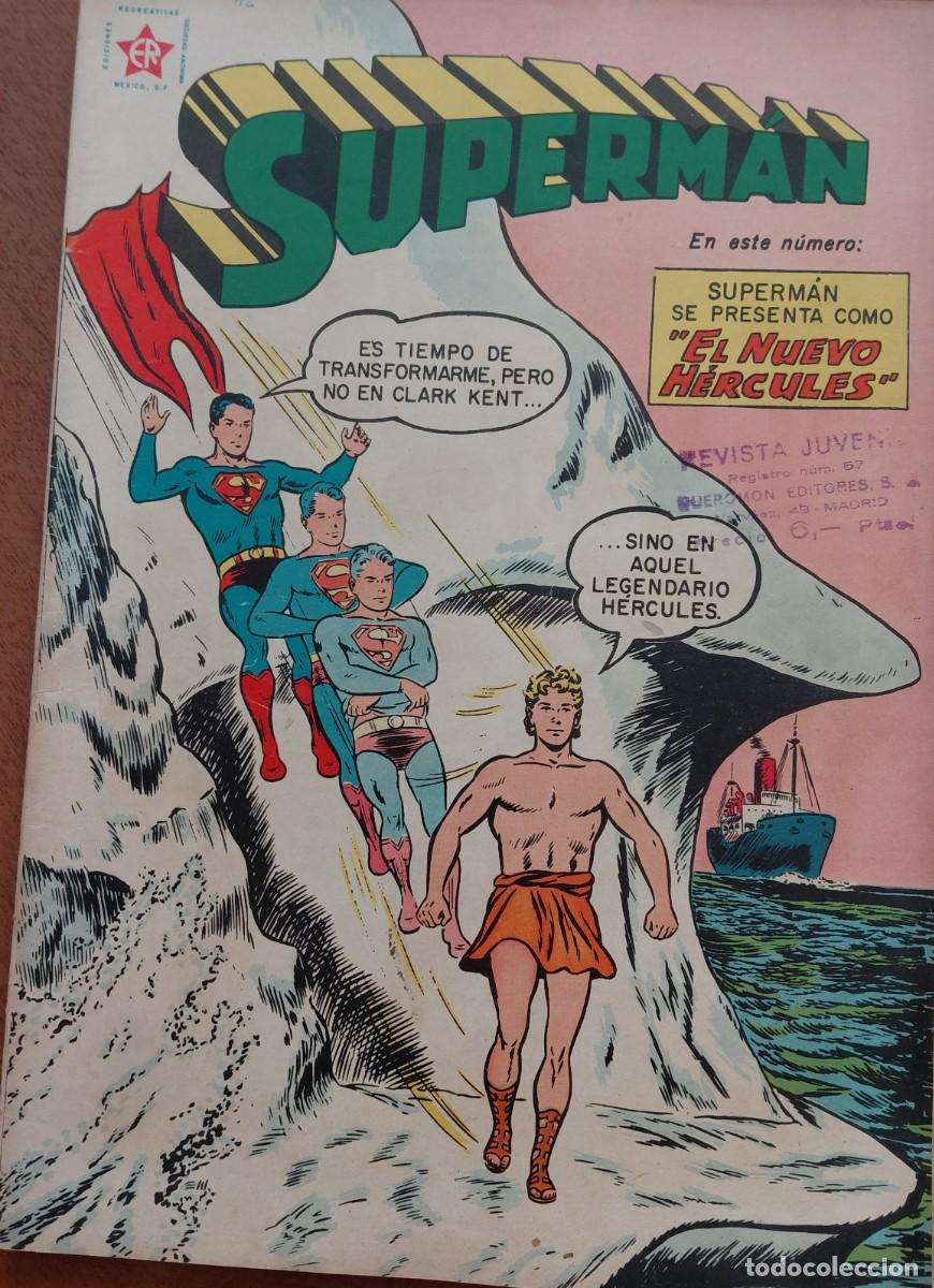 Tebeos: SUPERMAN. E.R. n&uacute;m. 112 ORIGINAL (EDITORIAL NOVARO. M&Eacute;XICO - 1957) 18x25,5