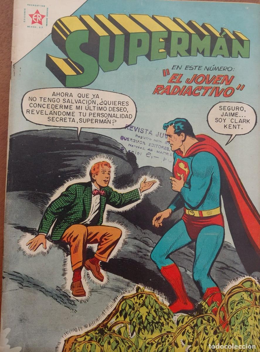 Tebeos: SUPERMAN. E.R. n&uacute;m. 123 ORIGINAL (EDITORIAL NOVARO. M&Eacute;XICO - 1958) 18x25,5