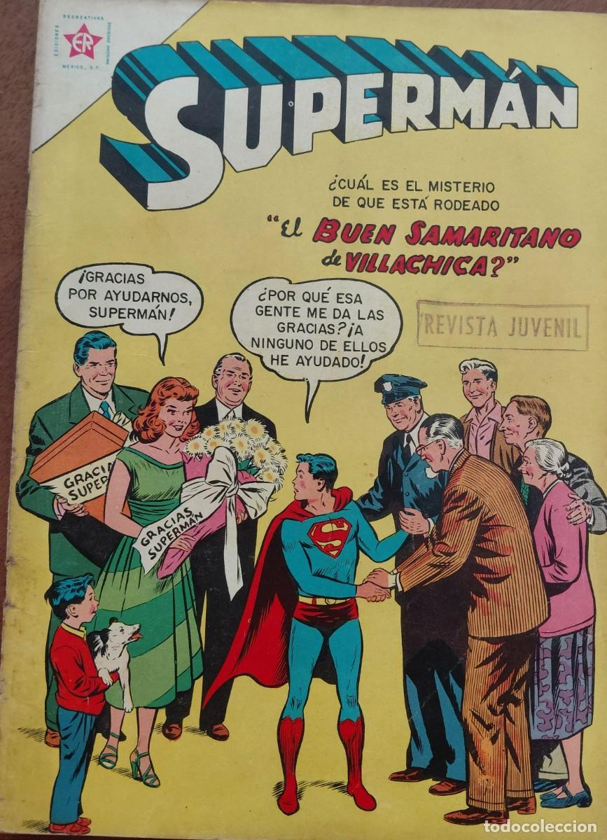 Tebeos: SUPERMAN. E.R. n&uacute;m. 133 ORIGINAL (EDITORIAL NOVARO. M&Eacute;XICO - 1958) 18x25,5