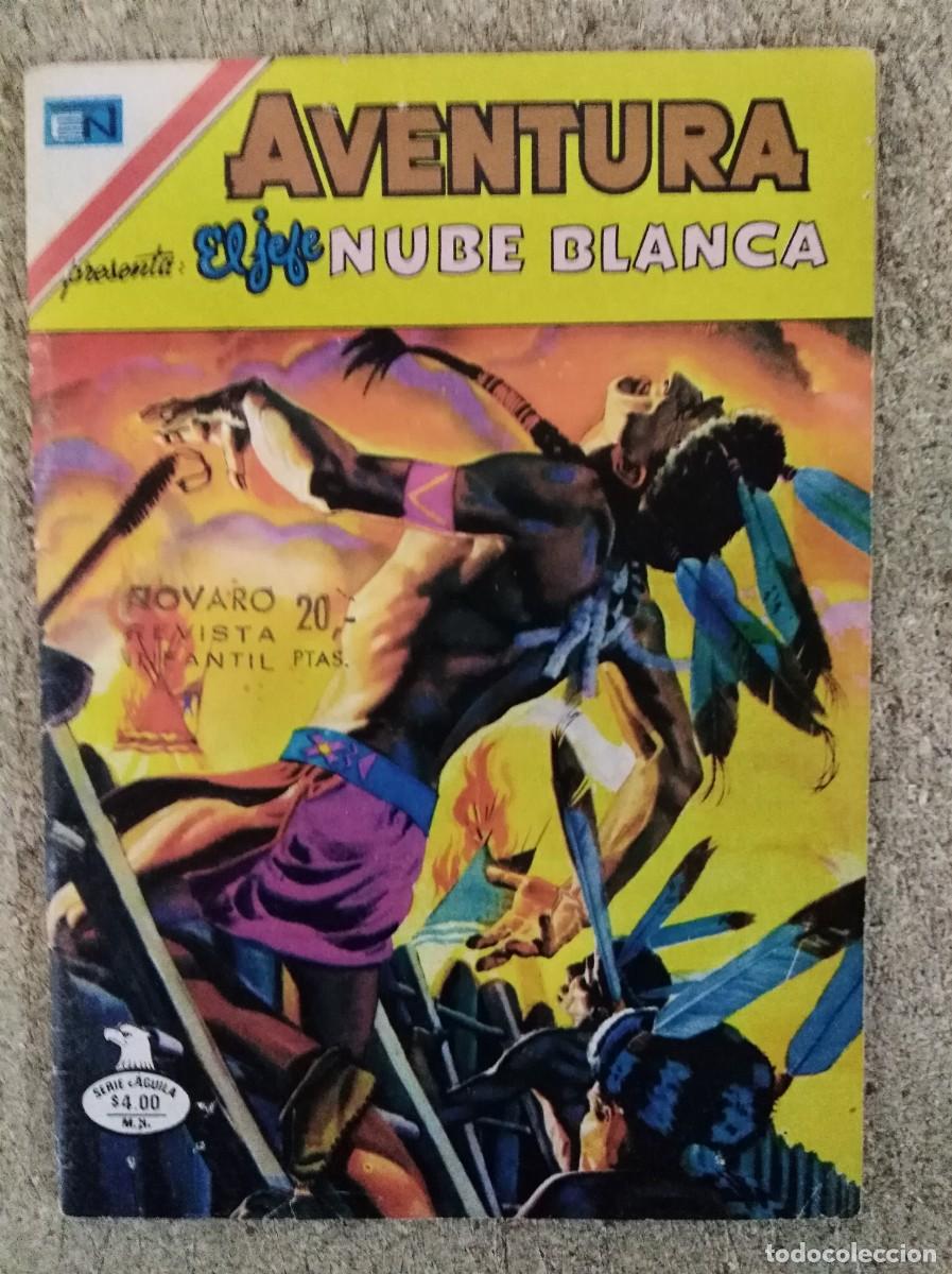 Tebeos: Aventura Serie Aguila 871.El Jefe Nube Blanca.Novaro