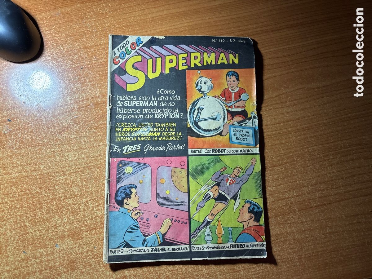 Tebeos: SUPERMAN N&ordm; 310 EDITORIAL MUCHNIK