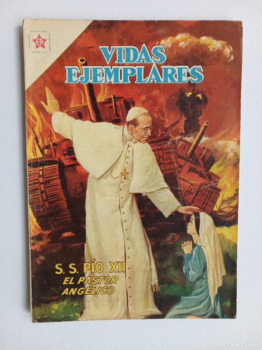 Tebeos: Vidas Ejemplares n&deg; extraordinario (1959) - Su Santidad P&iacute;o XII - original editorial Novaro