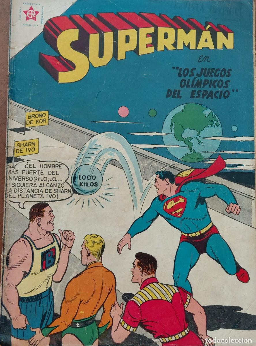 Tebeos: SUPERMAN. E.R. n&uacute;m. 142 ORIGINAL (EDITORIAL NOVARO. M&Eacute;XICO - 1958) 18x25,5
