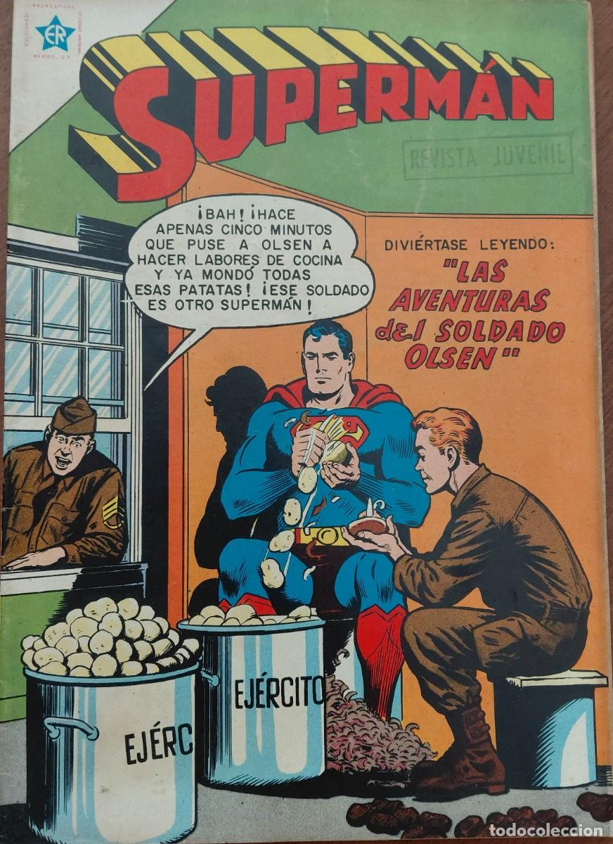 Tebeos: SUPERMAN. E.R. n&uacute;m. 155 ORIGINAL (EDITORIAL NOVARO. M&Eacute;XICO - 1958) 18x25,5