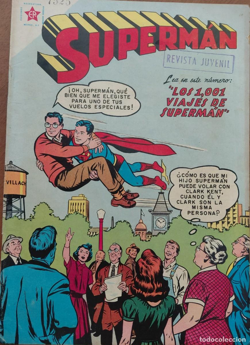 Tebeos: SUPERMAN. E.R. n&uacute;m. 156 ORIGINAL (EDITORIAL NOVARO. M&Eacute;XICO - 1958) 18x25,5