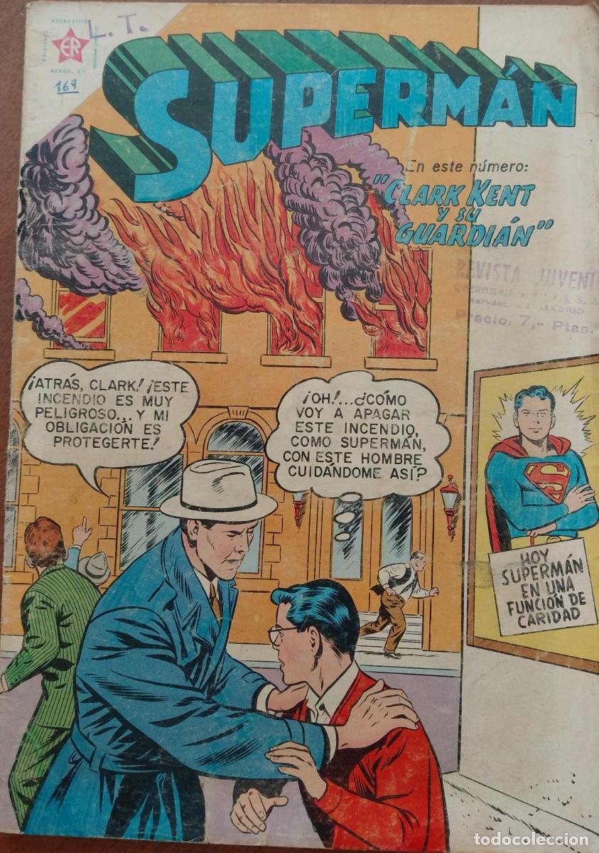 Tebeos: SUPERMAN. E.R. n&uacute;m. 169 ORIGINAL (EDITORIAL NOVARO. M&Eacute;XICO - 1959) 18x25,5