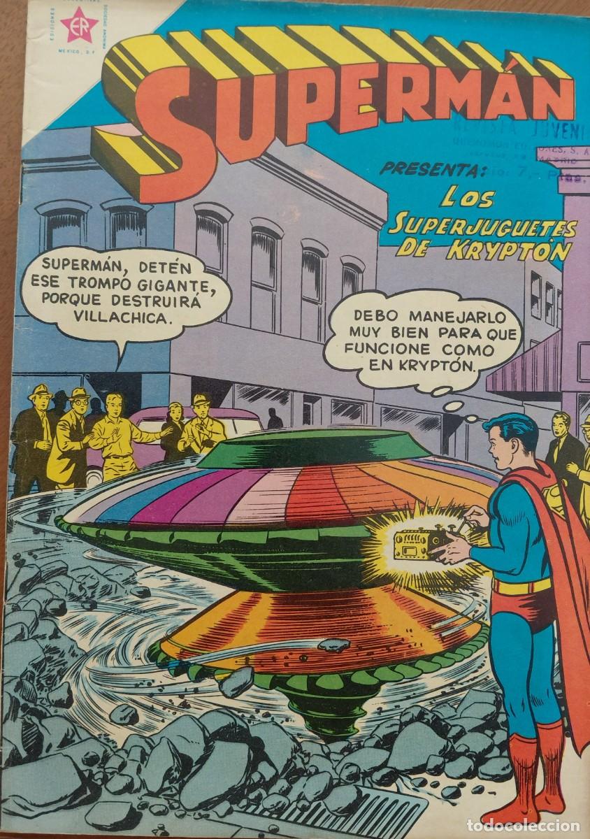 Tebeos: SUPERMAN. E.R. n&uacute;m. 182 ORIGINAL (EDITORIAL NOVARO. M&Eacute;XICO - 1959) 18x25,5