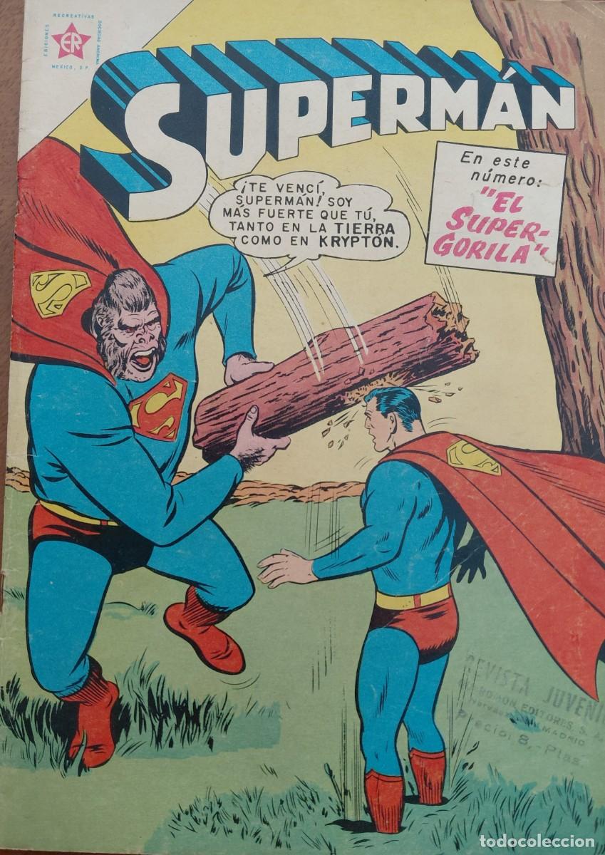 Tebeos: SUPERMAN. E.R. n&uacute;m. 199 ORIGINAL (EDITORIAL NOVARO. M&Eacute;XICO - 1959) 18x25,5