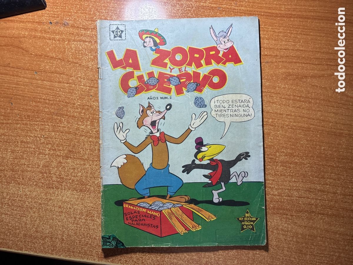 Tebeos: LA ZORRA Y EL CUERVO N&ordm; 2 EDITORIAL NOVARO