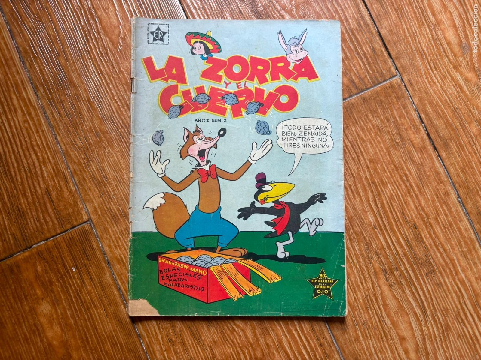 Tebeos: LA ZORRA Y EL CUERVO N&ordm; 2 EDITORIAL NOVARO
