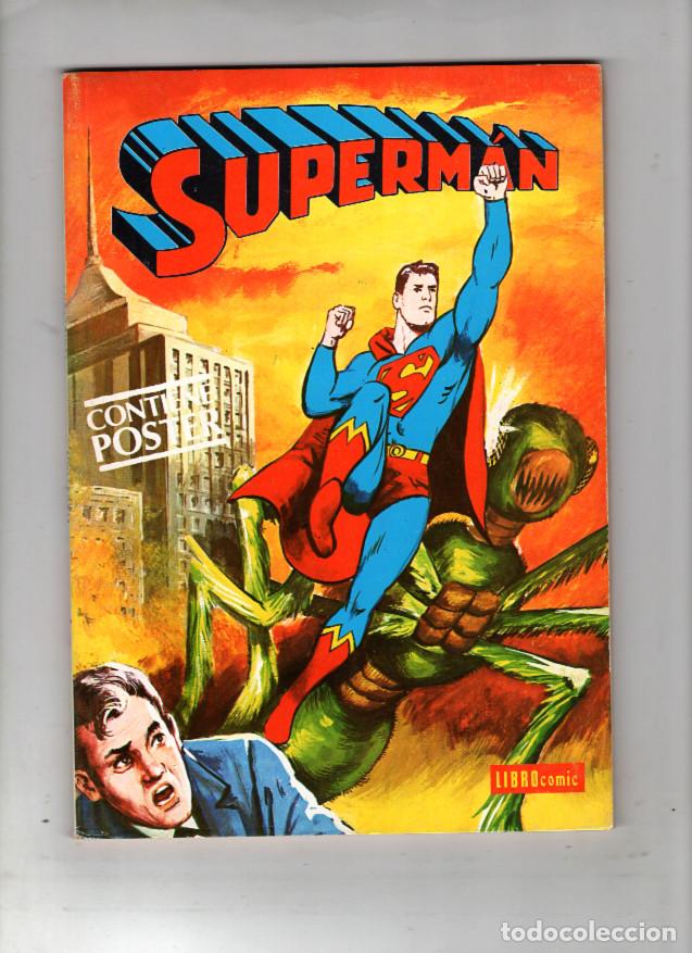 Tebeos: SUPERMAN LIBROCOMIC TOMO XLIX 49 - ED NOVARO, INCLUYE POSTER- MBE CASI DE KIOSKO