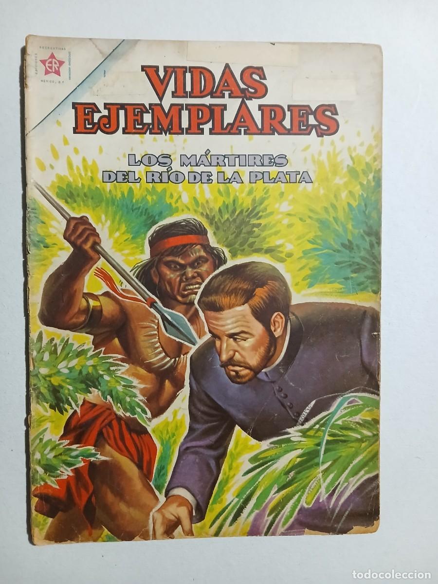 Tebeos: Vidas Ejemplares n&deg; 136 (1962) - Los m&aacute;rtires del R&iacute;o de la Plata! - original editorial Novaro