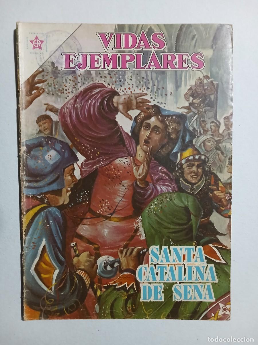 Tebeos: Vidas Ejemplares n&deg; 149 (1963) - Santa Catalina de Sena! - original editorial Novaro