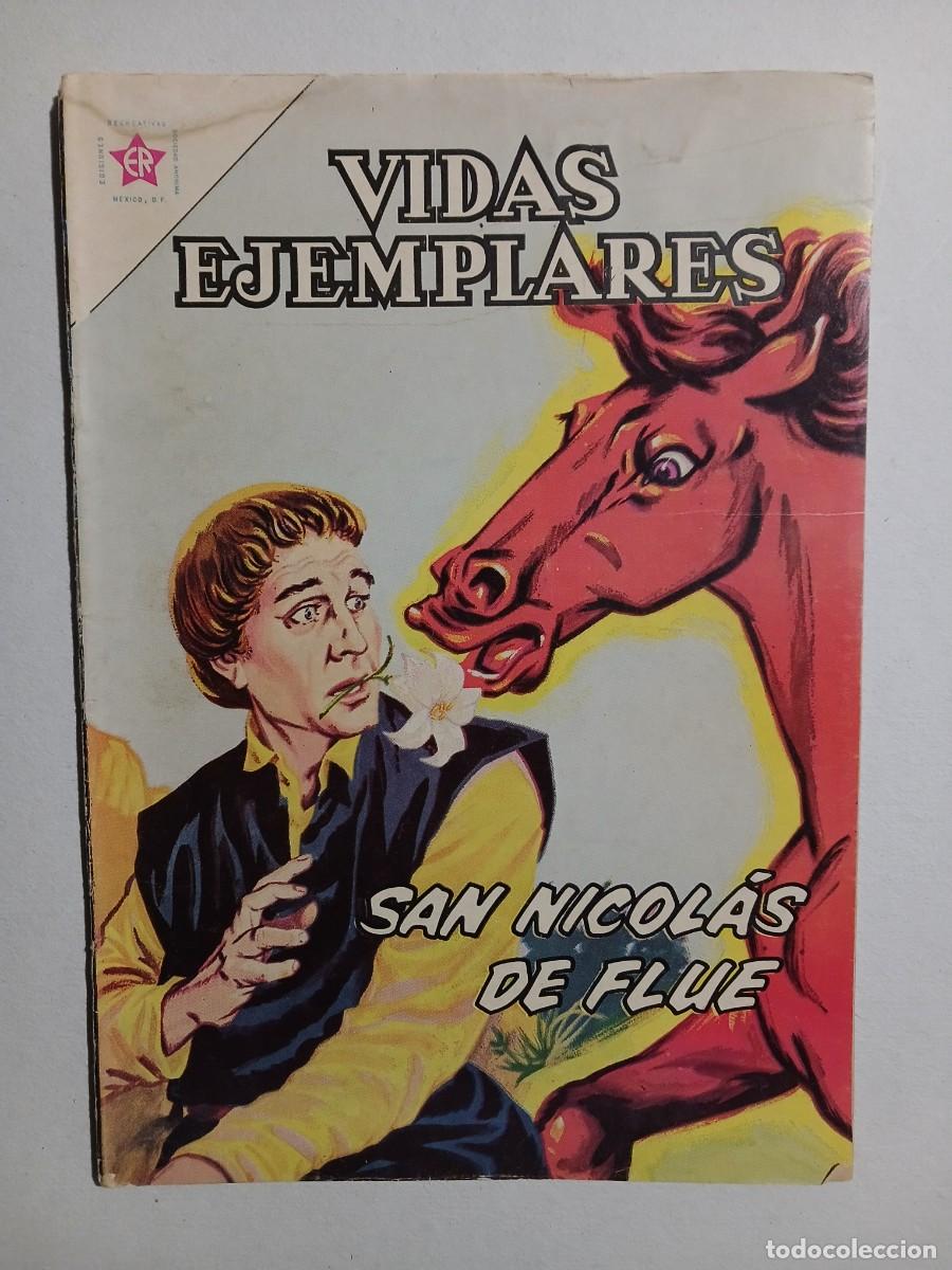 Tebeos: Vidas Ejemplares n&deg; 158 (1963) - San Nicol&aacute;s de Flue! - original editorial Novaro