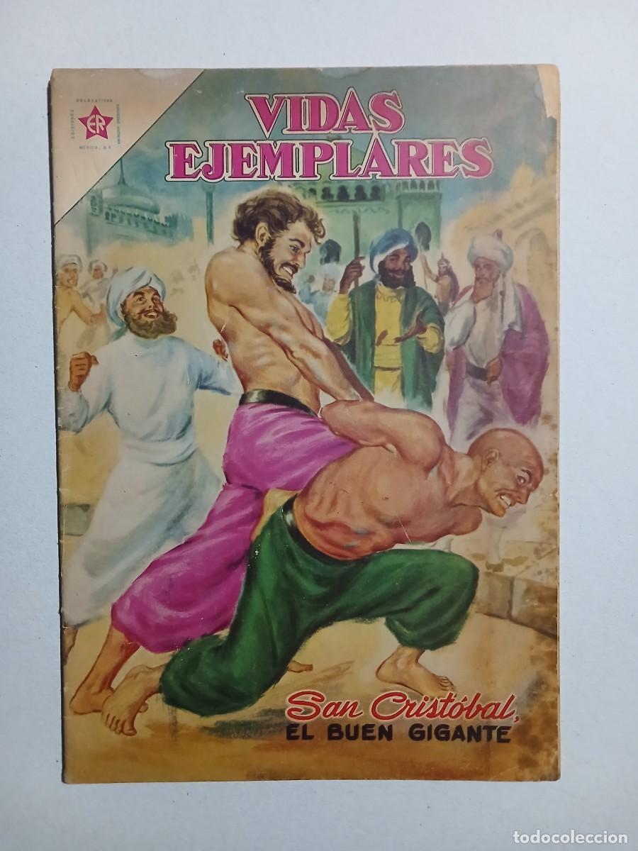 Tebeos: Vidas Ejemplares n&deg; 161 (1963) - San Crist&oacute;bal, el buen gigante! - original editorial Novaro