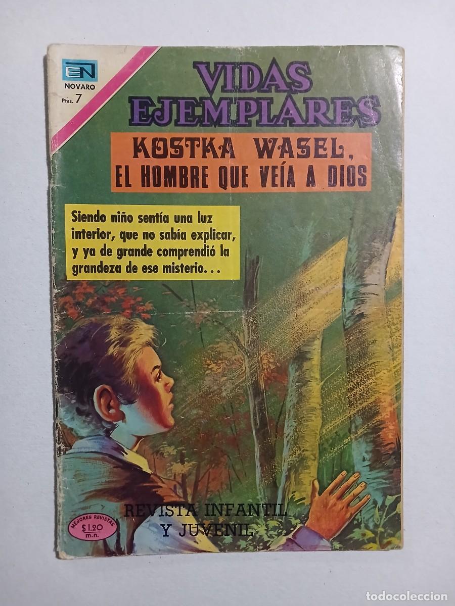 Tebeos: Vidas Ejemplares n&deg; 347 (1971) - Kostka Wasel, el hombre que ve&iacute;a a Dios - original editorial Novaro