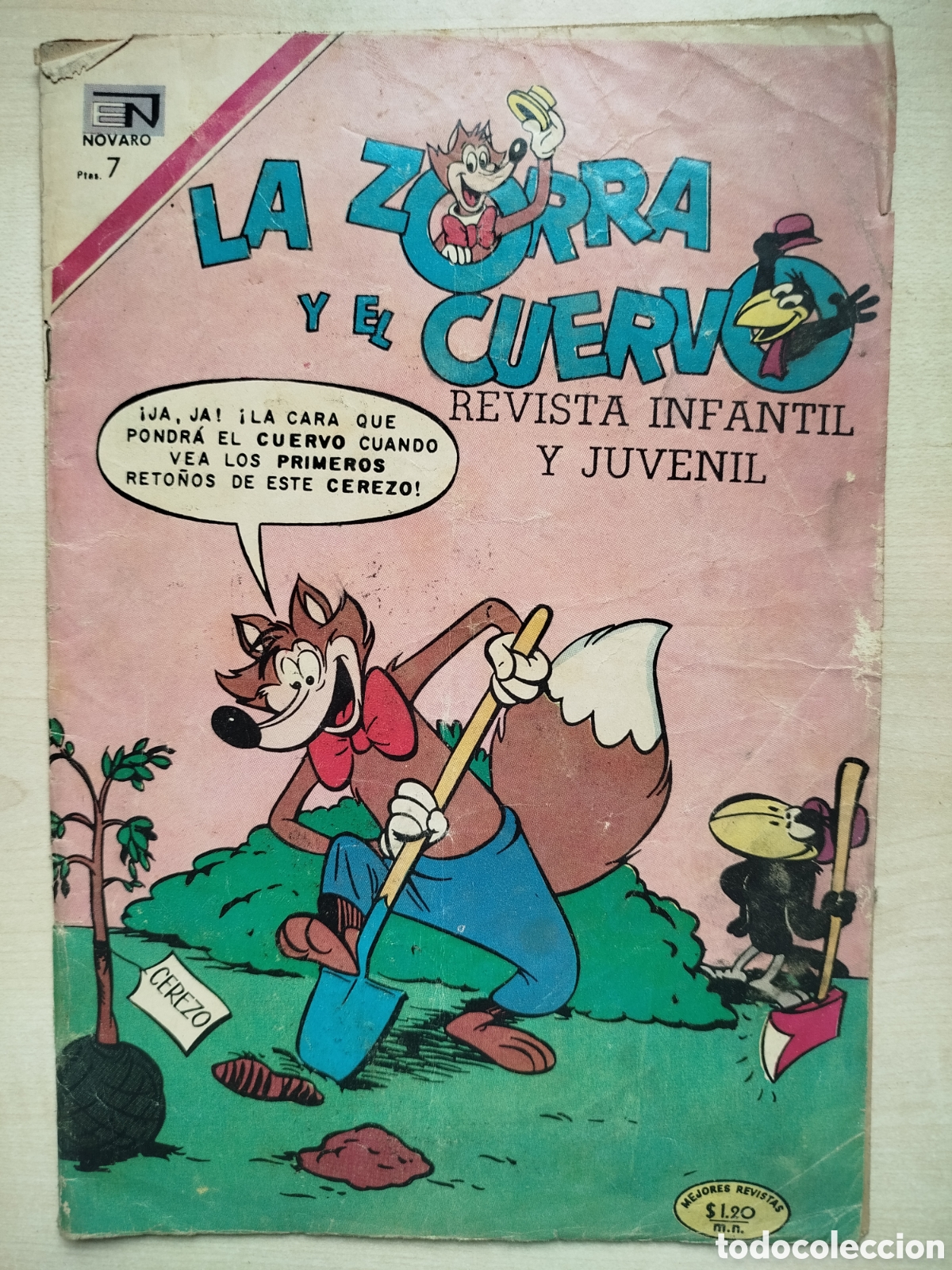 Tebeos: La zorra y el cuervo, n&uacute;m. 268, 1971