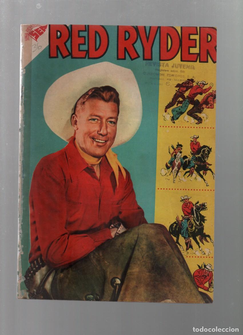 Tebeos: RED RYDER, N.&ordm; 36. UNA REVISTA SEA. 1 OCTUBRE 1957. EDITORIAL NOVARO