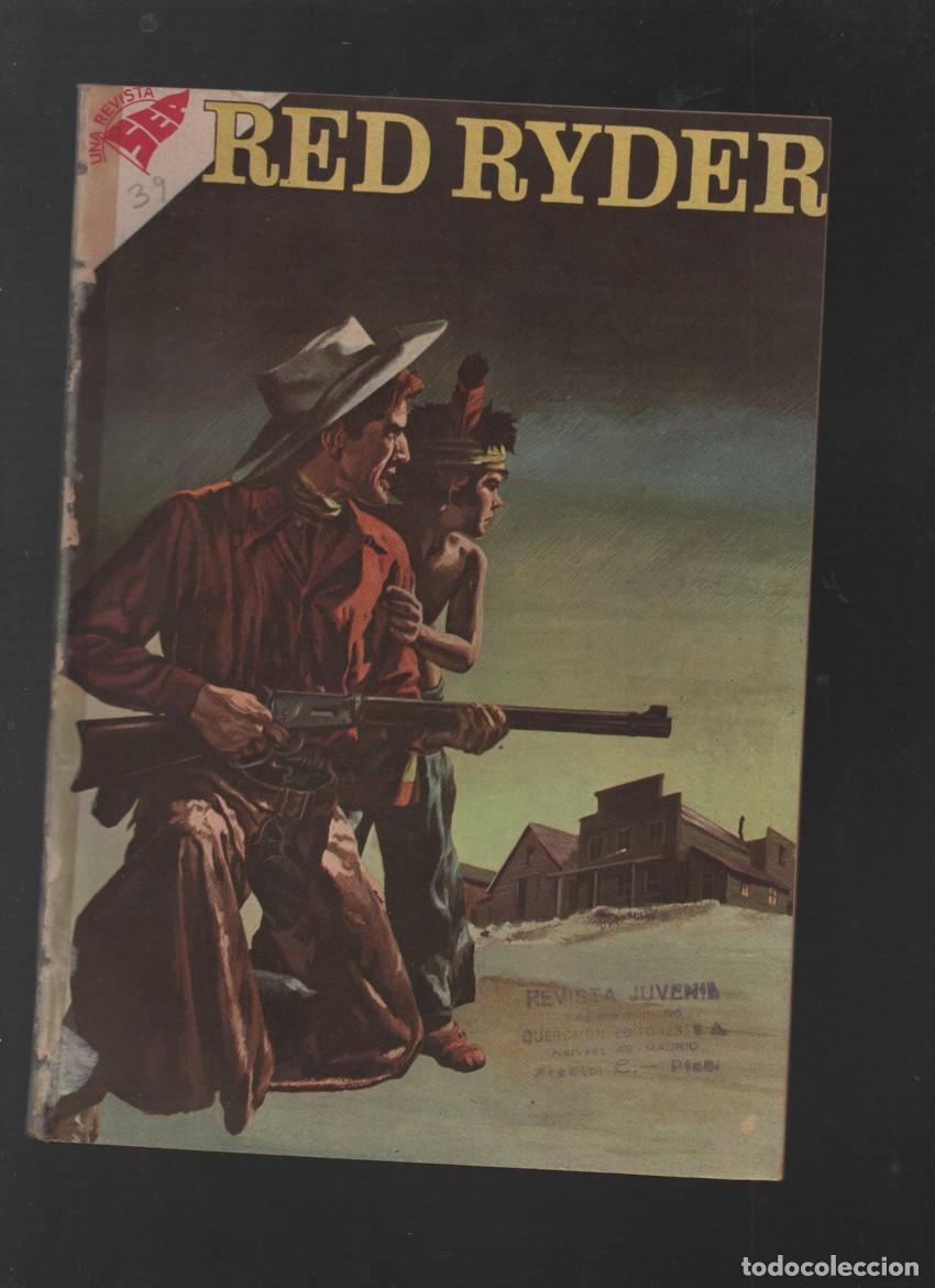 Tebeos: RED RYDER, N.&ordm; 39. UNA REVISTA SEA. 1 ENERO 1958. EDITORIAL NOVARO