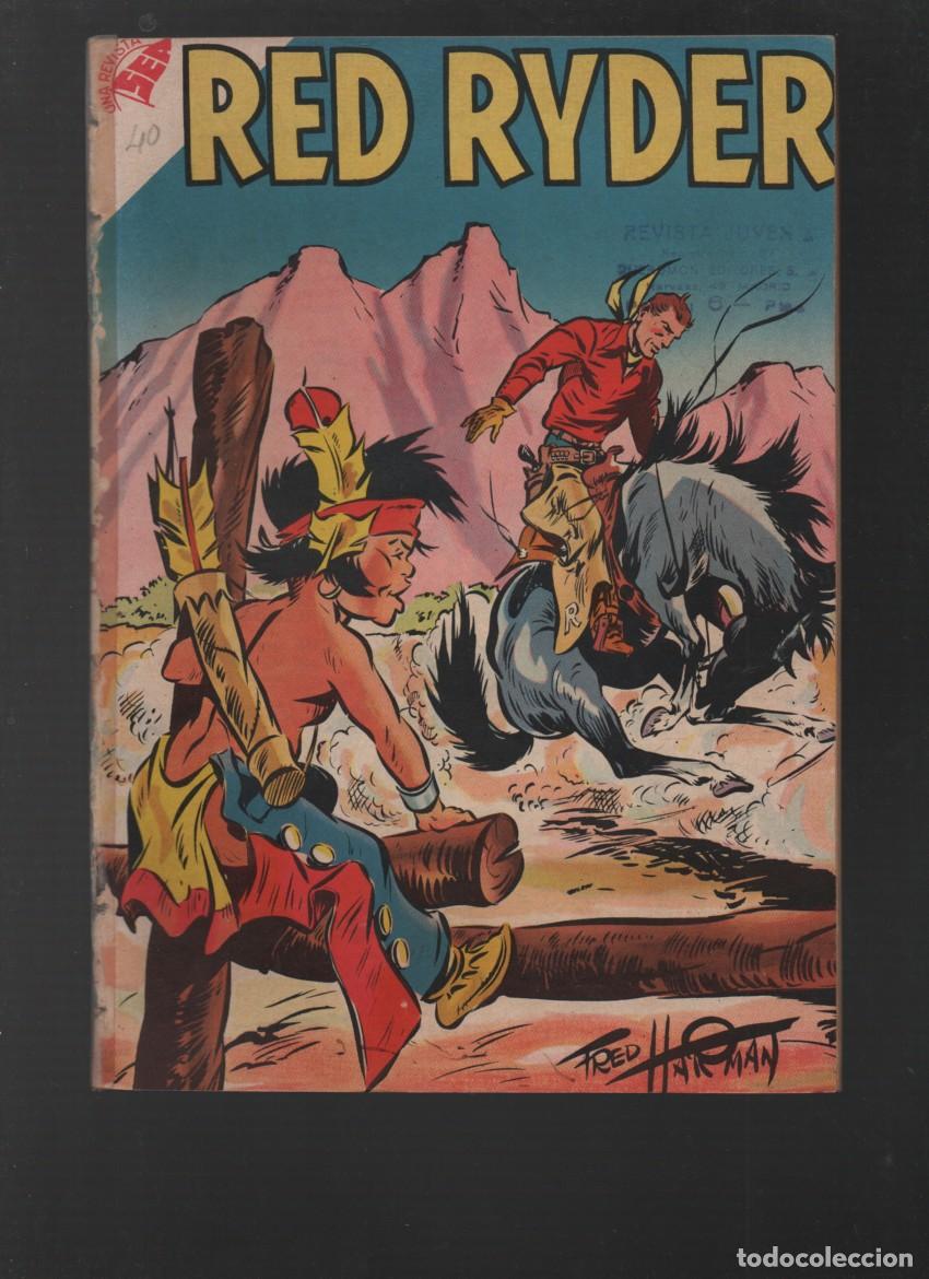 Tebeos: RED RYDER, N.&ordm; 40. UNA REVISTA SEA. 1 FEBRERO 1958. EDITORIAL NOVARO