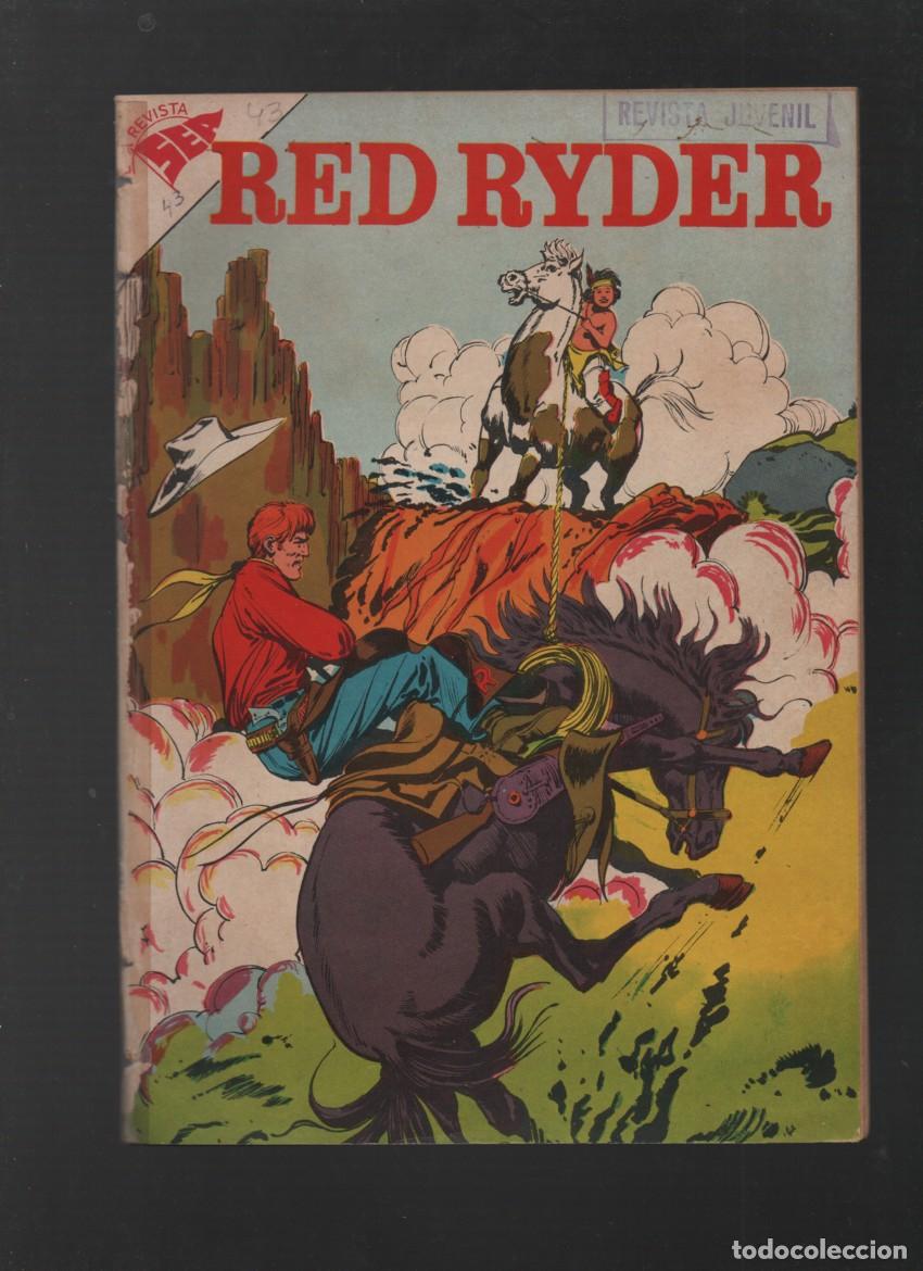 Tebeos: RED RYDER, N.&ordm; 43. UNA REVISTA SEA. 1 MAYO 1958. EDITORIAL NOVARO